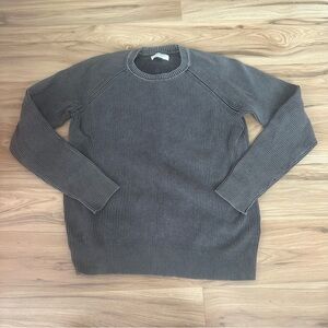 American Eagle Outfitters Men's Charcoal Crewneck Sweater